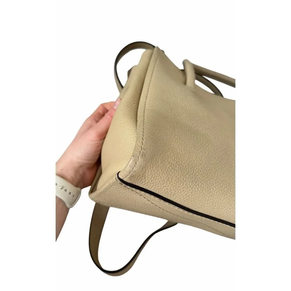 Mark‎ Jacobs Satchel Bag Lock That Leather Cream